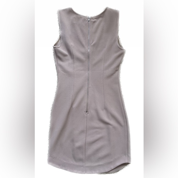 SABO SKIRT BIEGE SLEEVE-LESS BODYCON DRESS (XS) - Picture 2 of 3